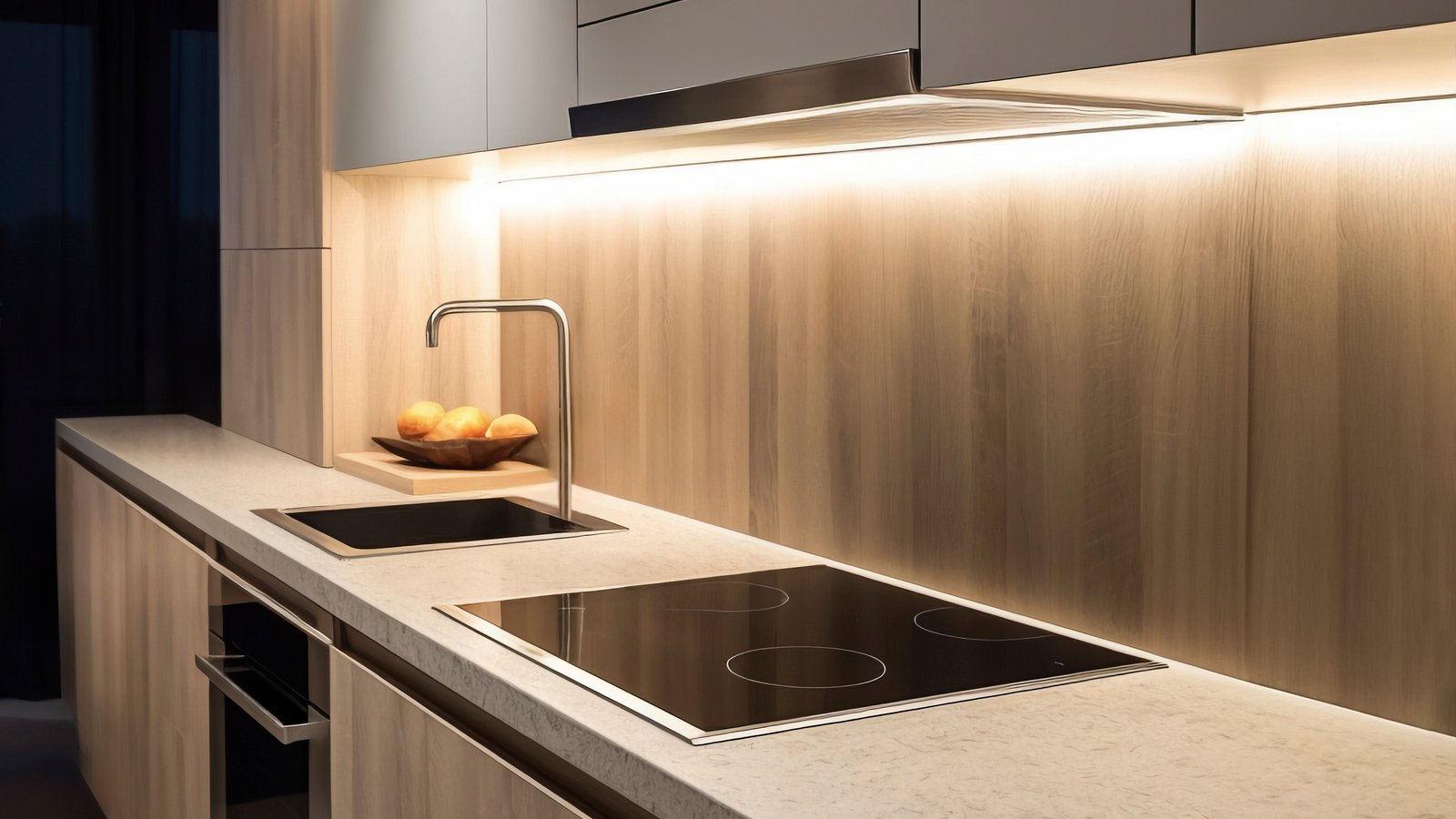 kitchen lighting installation in Spennymoor